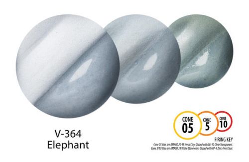 AMACO Velvet Underglaze V-364 - Elephant - 2 fluid oz.
